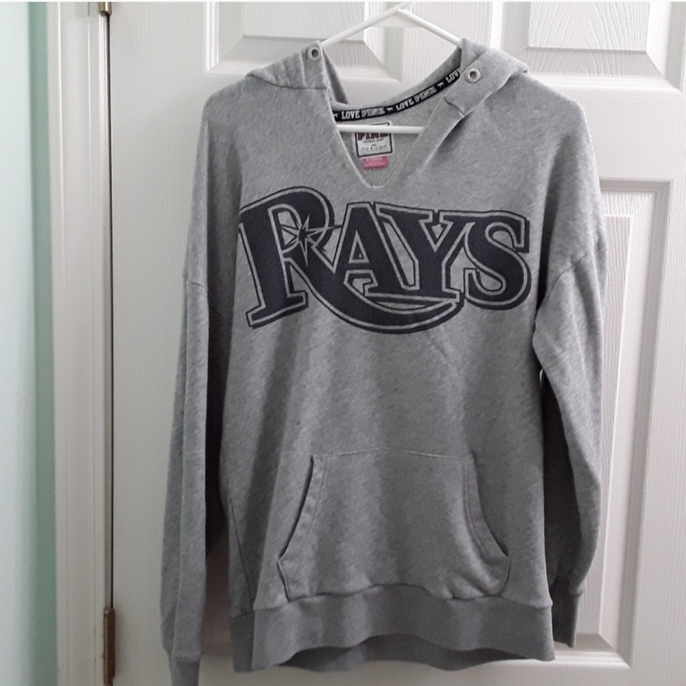 PINK Victorias Secret x 5th & Ocean Ray's Tampa Bay Baseball Hoodie